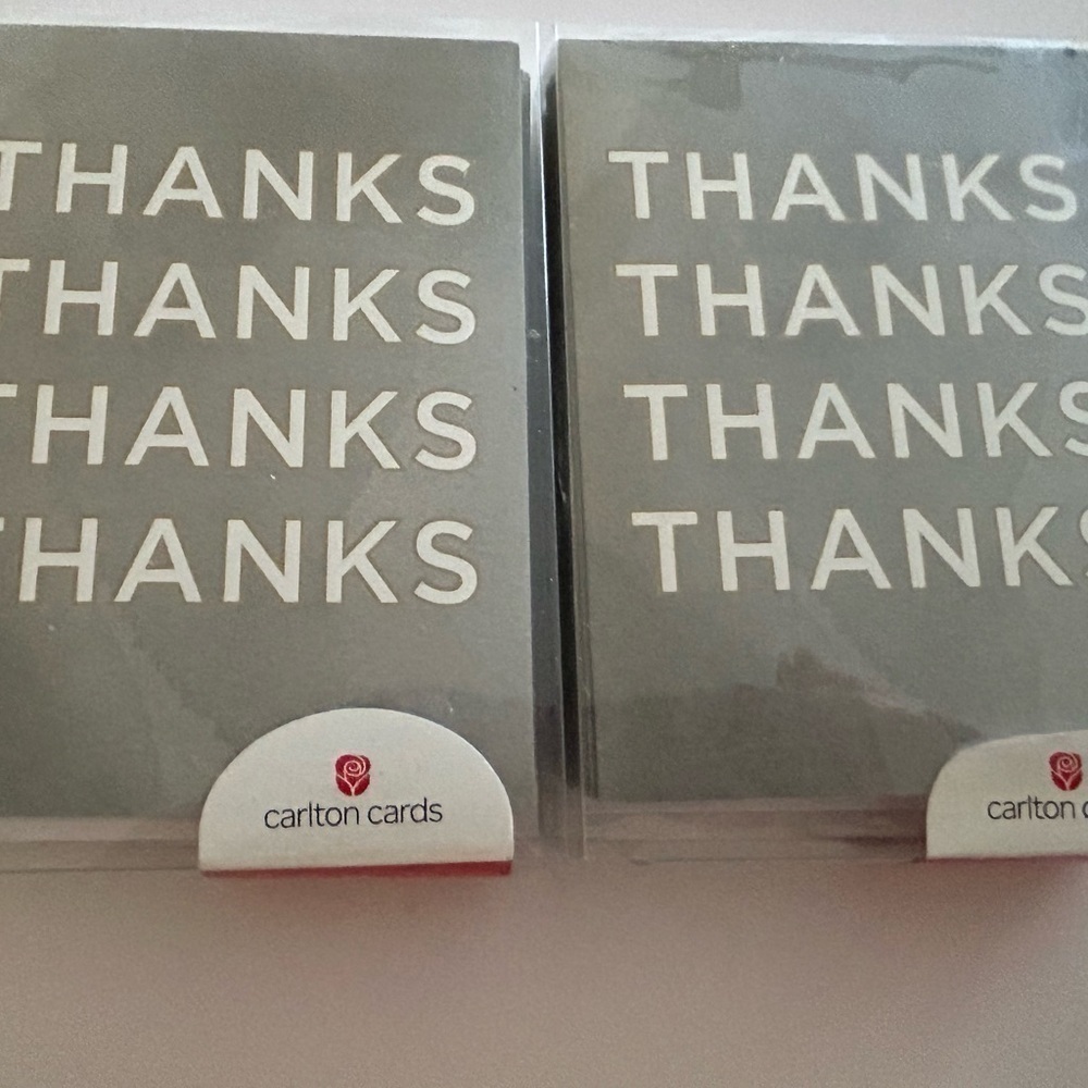 THANKS THANK YOU CARDS 48 total! (2 BOXES) BRAND NEW